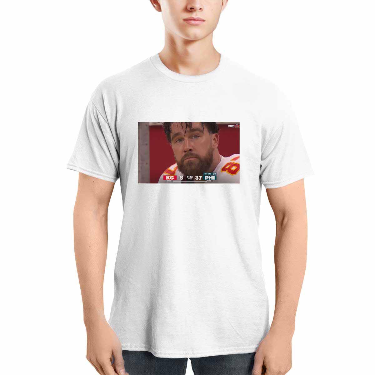 Travis Kelce Face In That Loss Eagles Vs Chiefs 6-37 Shirt Travis Kelce Face In That Loss Eagles Vs Chiefs 6-37 Shirt
