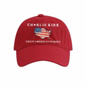 Unisex Charlie Kirk Great American Patriot Printed Hat 2 Unisex Charlie Kirk Great American Patriot Printed Hat