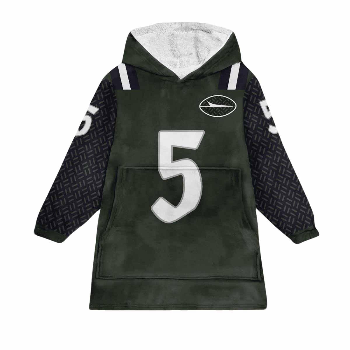 Wilson 5 Jets Unisex Blanket Hoodie Wilson 5 Jets Unisex Blanket Hoodie
