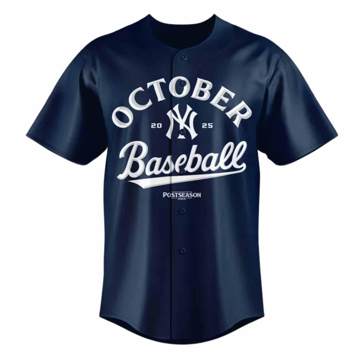 Yankees October Baseball Built For Fall 2025 Jersey Yankees October Baseball Built For Fall 2025 Jersey