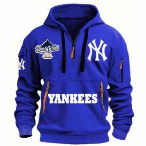 Yankees World Series 2025 Quarter Zip Hoodie 1 Yankees World Series 2025 Quarter Zip Hoodie