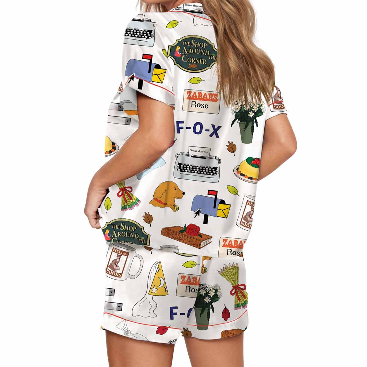 Youve Got Mail Silky Satin Pajama Set Youve Got Mail Silky Satin Pajama Set