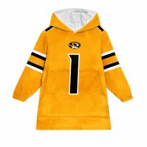 1 Missouri Football Unisex Blanket Hoodie
