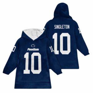 10 Singleton Penn State Football Unisex Blanket Hoodie