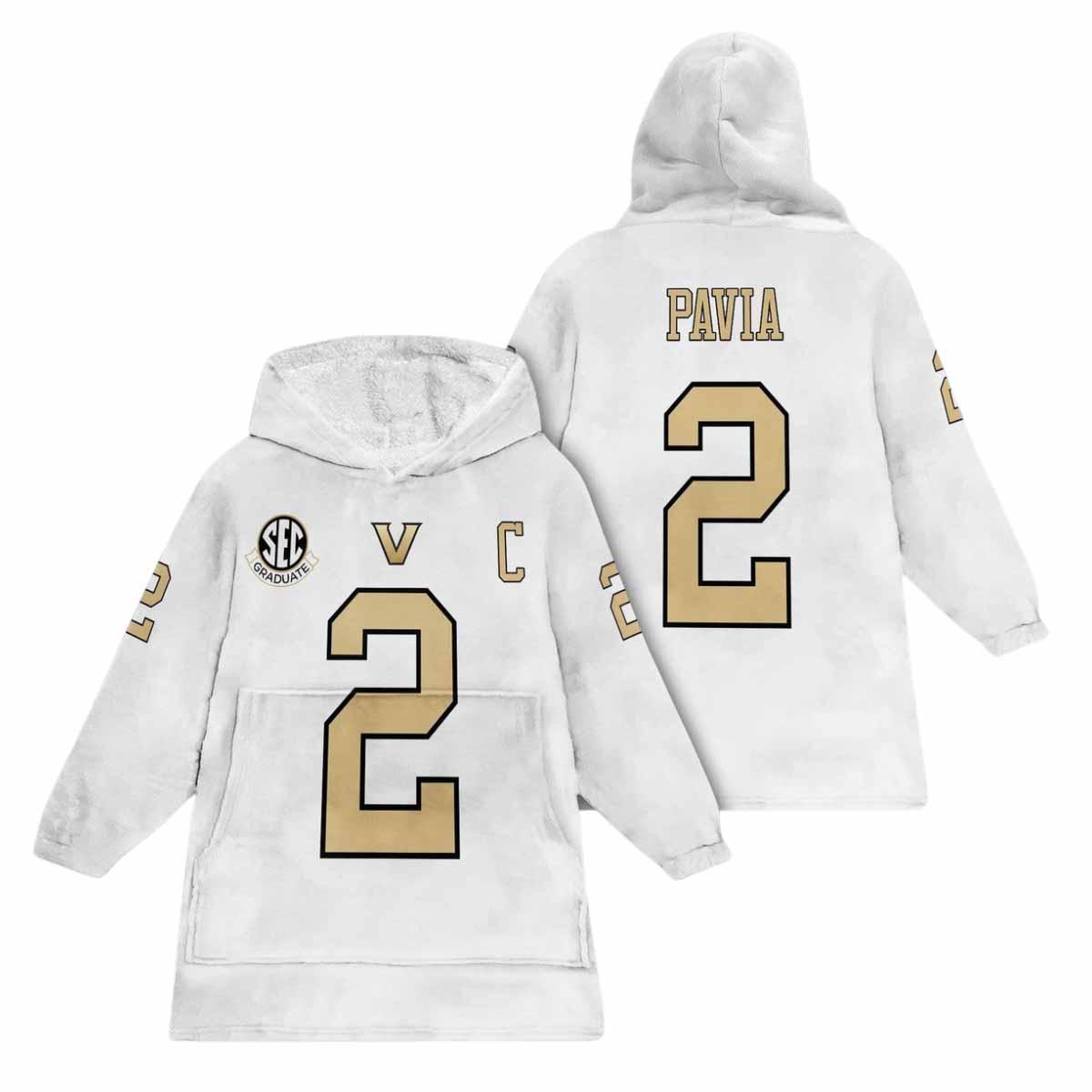 2 Vanderbilt Pavia Football Unisex Blanket Hoodie 2 Vanderbilt Pavia Football Unisex Blanket Hoodie