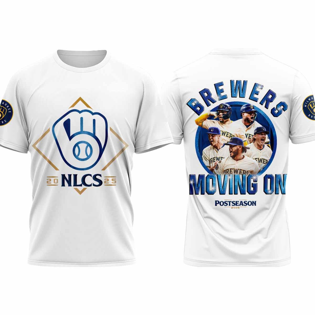 2025 Brewers NLCS Moving On Shirt 2025 Brewers NLCS Moving On Shirt