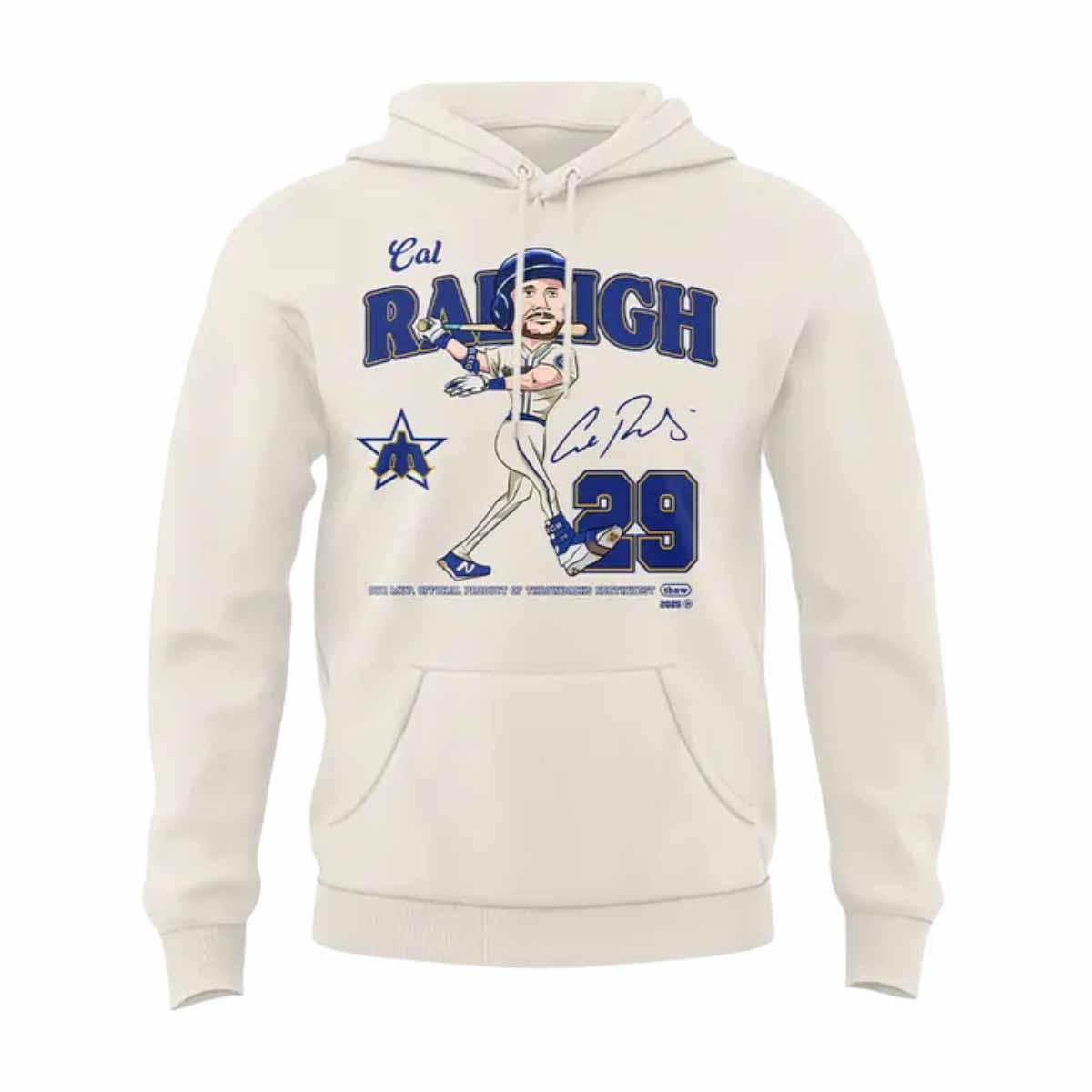 2025 Cal Raleigh MVP Mariners Hoodie 2025 Cal Raleigh MVP Mariners Hoodie