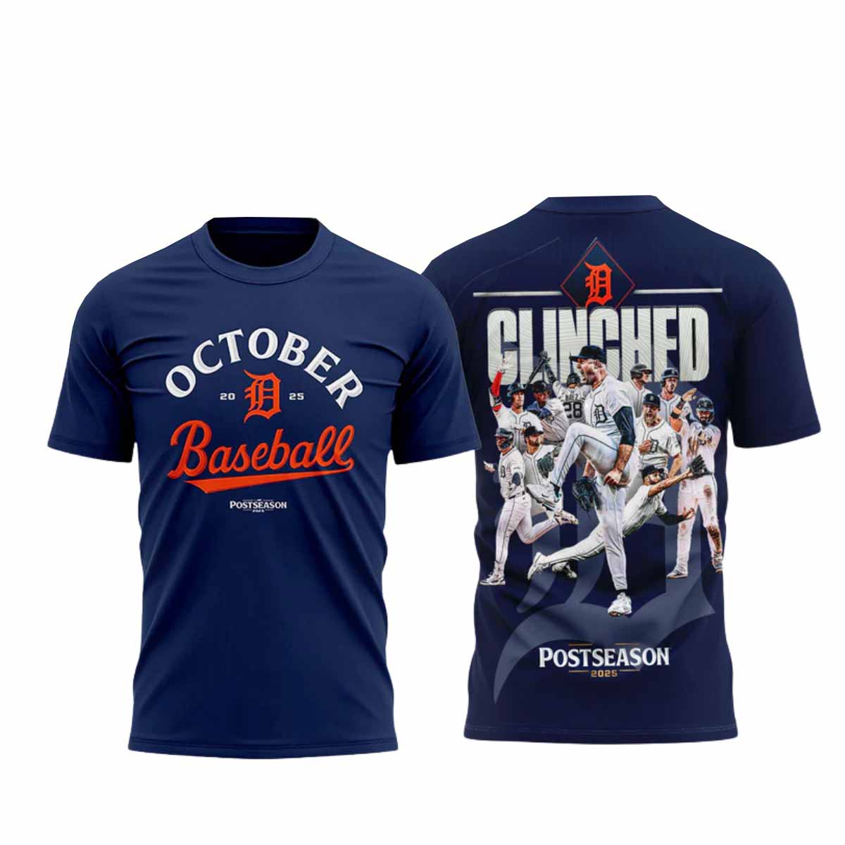 2025 Detroit October Baseball Shirt 2025 Detroit October Baseball Shirt