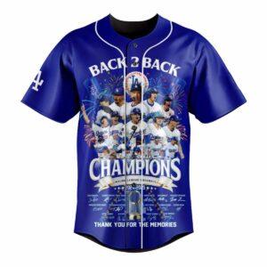 2025 Dodgers Back 2 Back World Series Thank You For The Memories Jersey 2 2025 Dodgers Back 2 Back World Series Thank You For The Memories Jersey