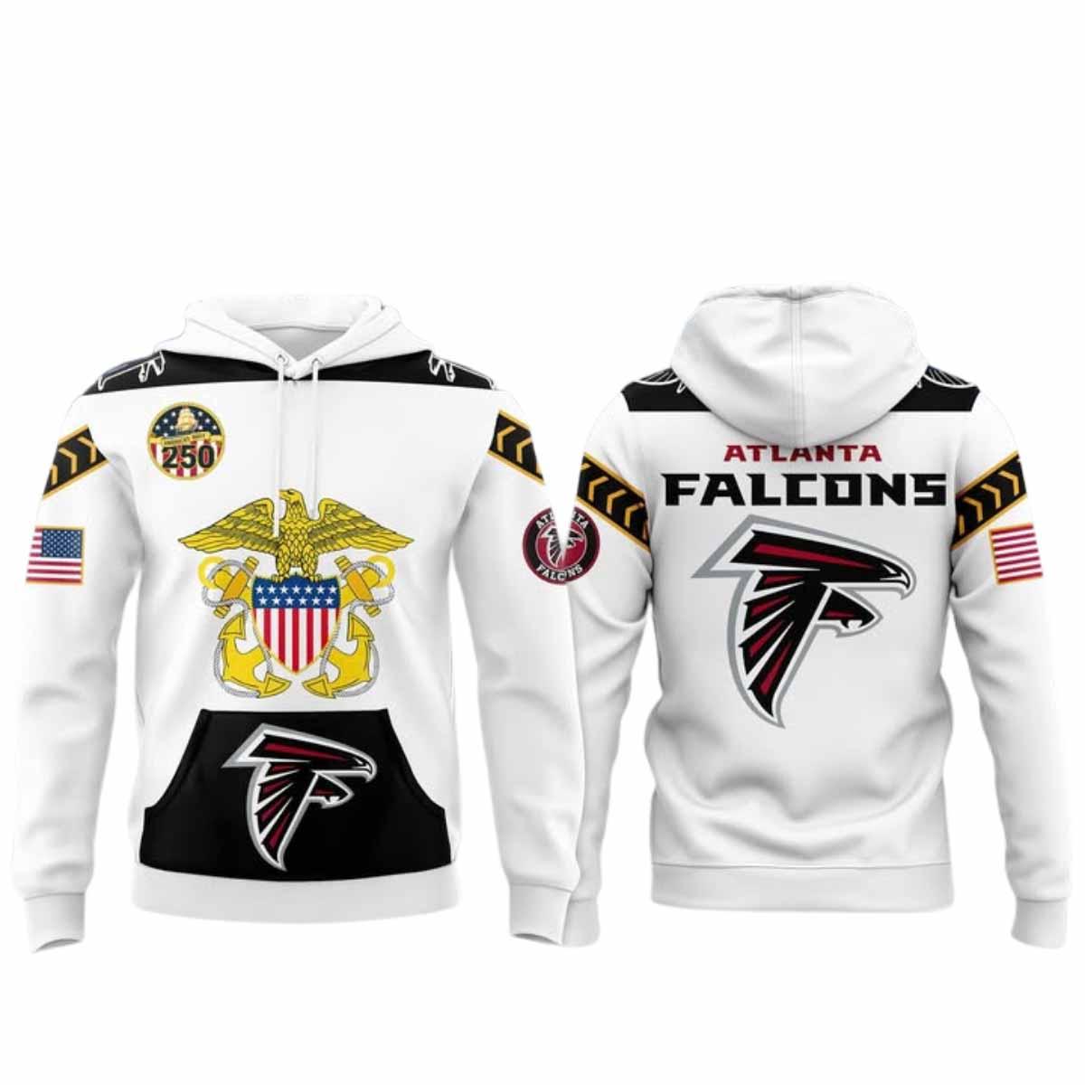 2025 Falcons Happy 250th Birthday Est 1775 Hoodie 2025 Falcons Happy 250th Birthday Est 1775 Hoodie