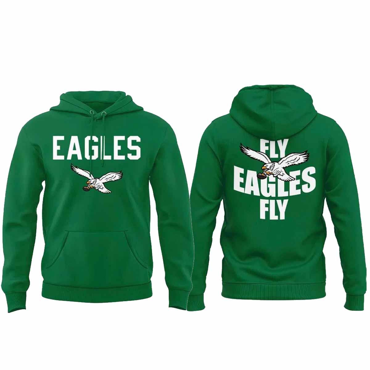 2025 Kelly Green Fly Eagles Fly Hoodie 2025 Kelly Green Fly Eagles Fly Hoodie