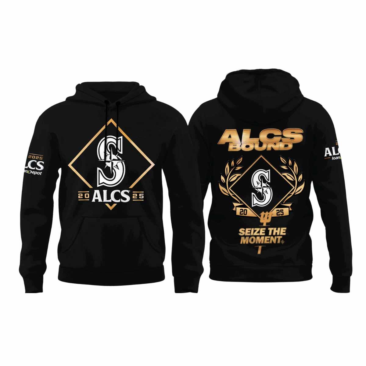 2025 Mariners ALCS Bound Seize The Moment Hoodie 2025 Mariners ALCS Bound Seize The Moment Hoodie