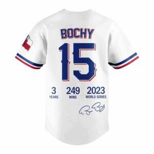 2025 Rangers Bruce Bochy Thanks For The Memories Jersey