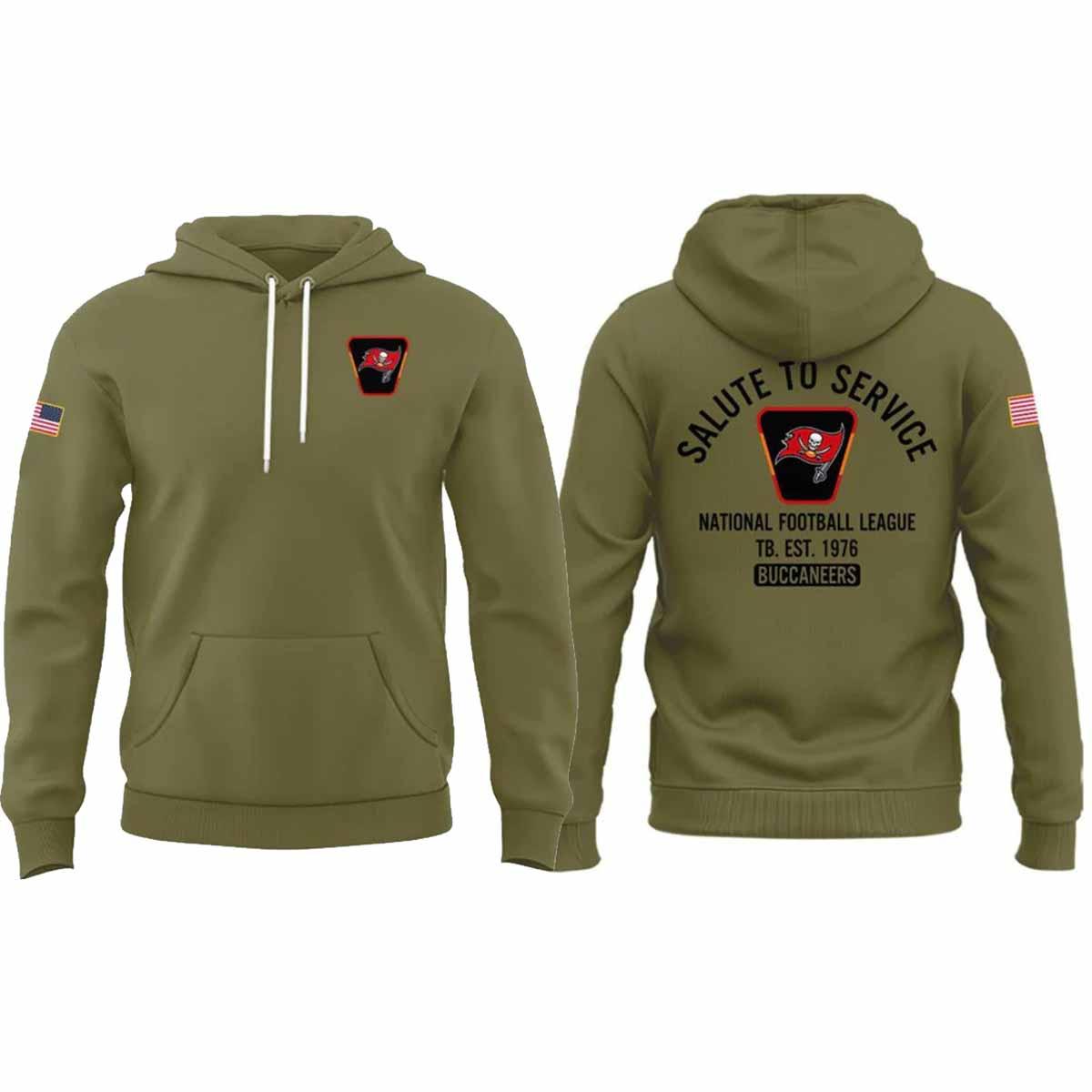2025 Salute to Service Buccaneers Hoodie 2025 Salute to Service Buccaneers Hoodie