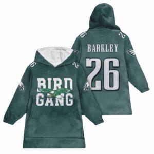 26 Philadelphia Bird Gang Football Unisex Blanket Hoodie 26 Philadelphia Bird Gang Football Unisex Blanket Hoodie
