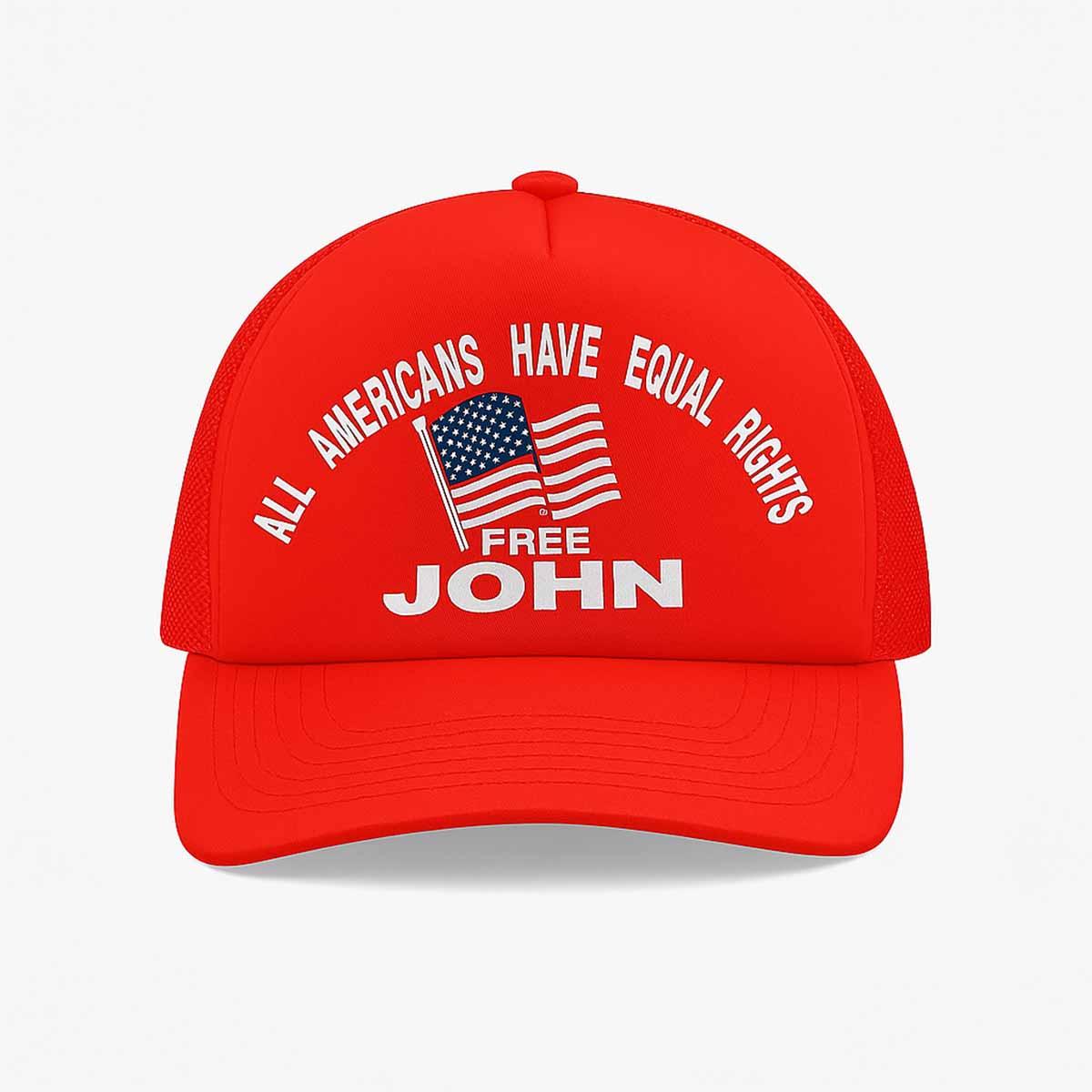 All Americans Have Equal Rights Free John Hat All Americans Have Equal Rights Free John Hat
