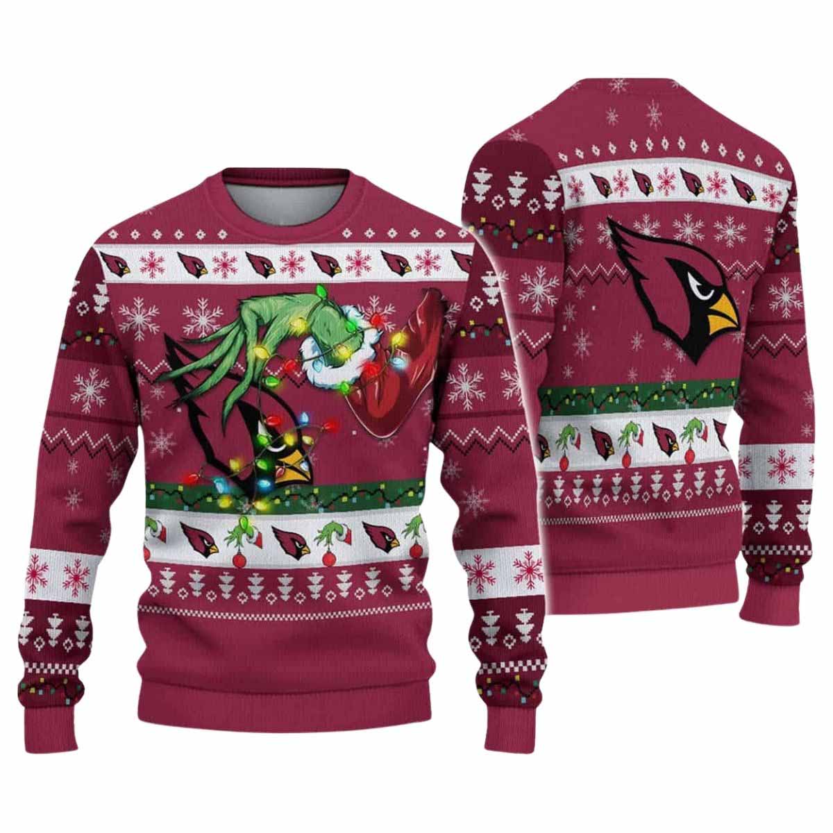 Arizona Grnch Hand Ugly Christmas Sweater Arizona Grnch Hand Ugly Christmas Sweater