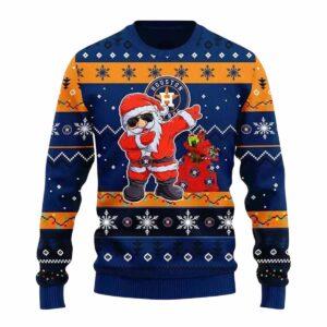 Astros Dabbing Santa Claus Ugly Christmas Sweater Astros Dabbing Santa Claus Ugly Christmas Sweater