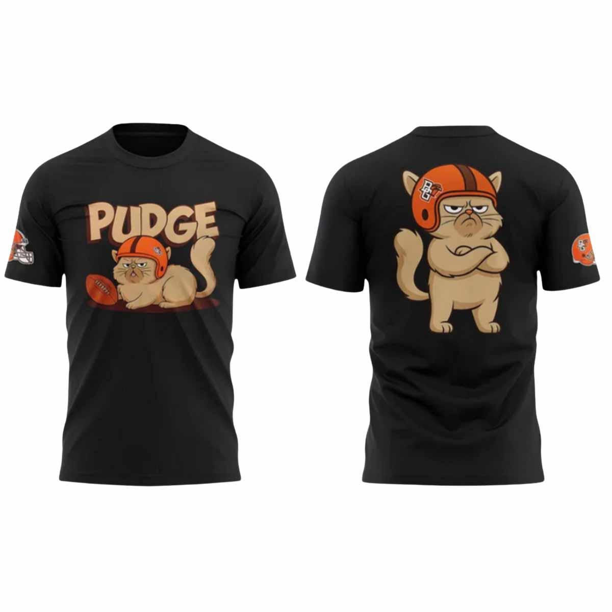 BGSU Football Pudge The Cat T-Shirt BGSU Football Pudge The Cat T-Shirt