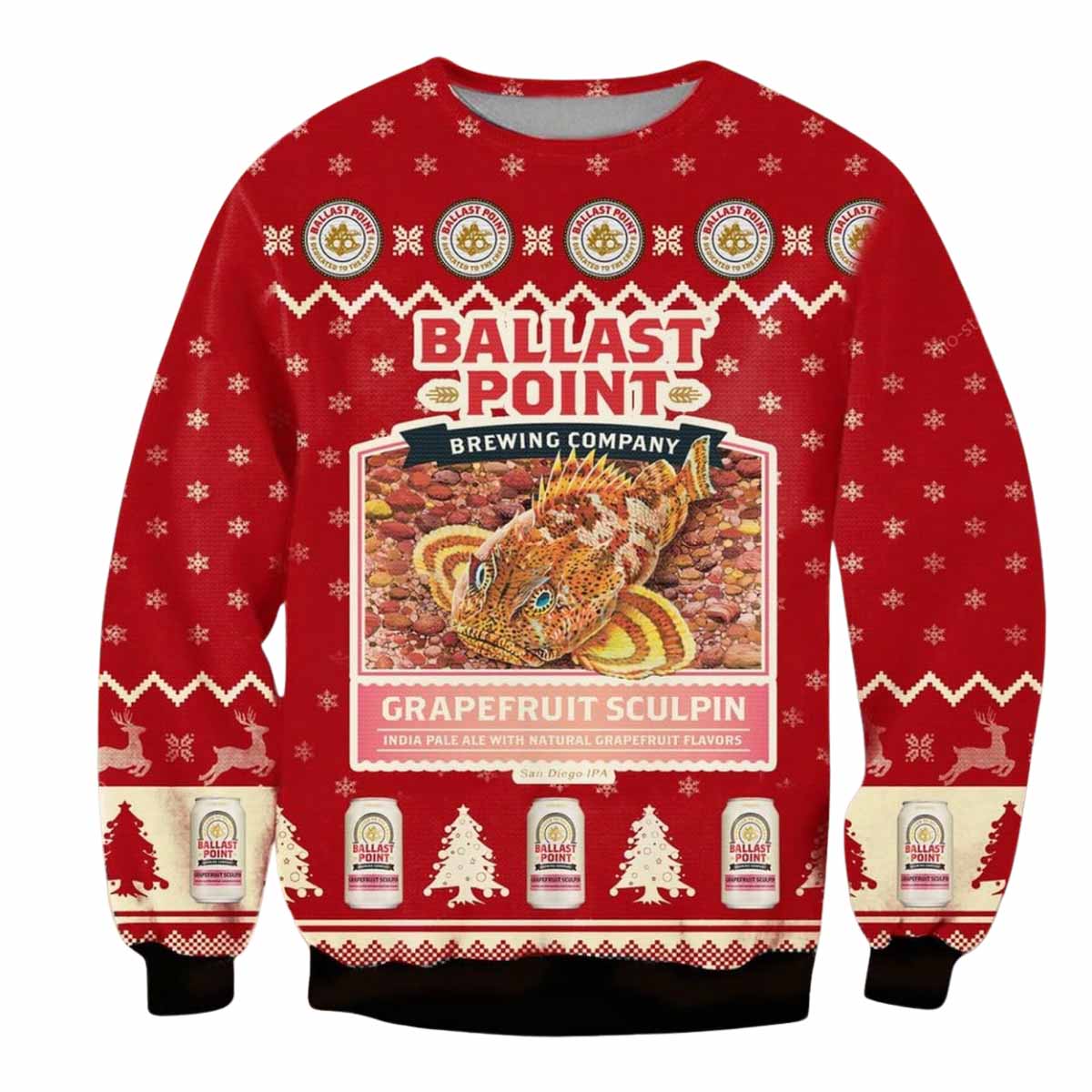 Ballast Point Ugly Christmas Sweater Ballast Point Ugly Christmas Sweater