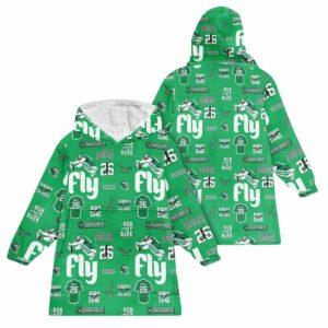 Barkley 26 Philadelphia Football Blanket Hoodie Barkley 26 Philadelphia Football Blanket Hoodie