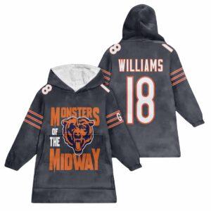 Bears Monsters Of The Midway William 18 Unisex Blanket Hoodie