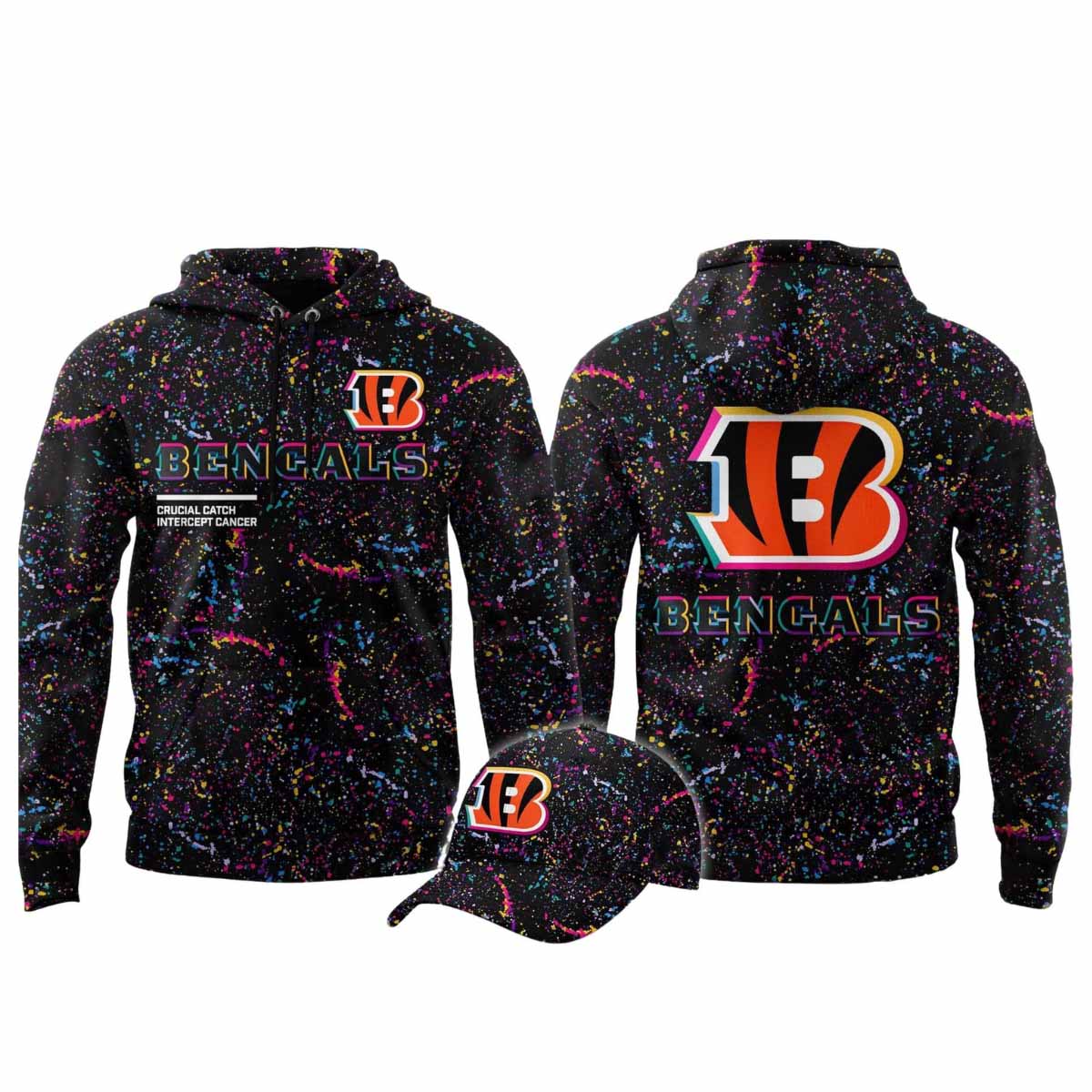 Bengals Crucial Catch 2025 Hoodie Bengals Crucial Catch 2025 Hoodie