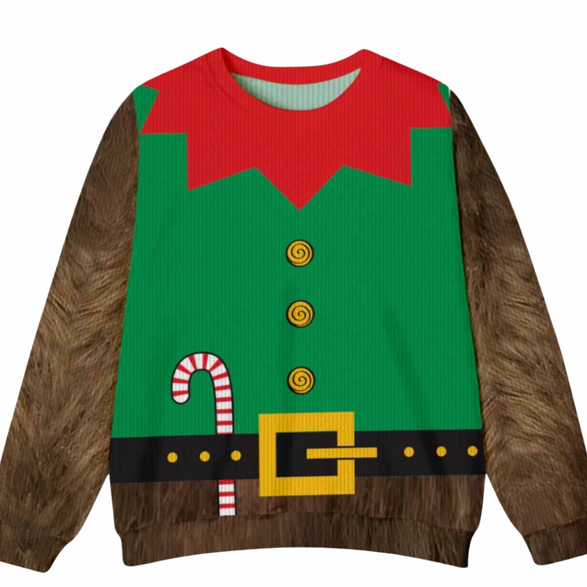 Bigfoot ELF Ugly Christmas Sweater Bigfoot ELF Ugly Christmas Sweater