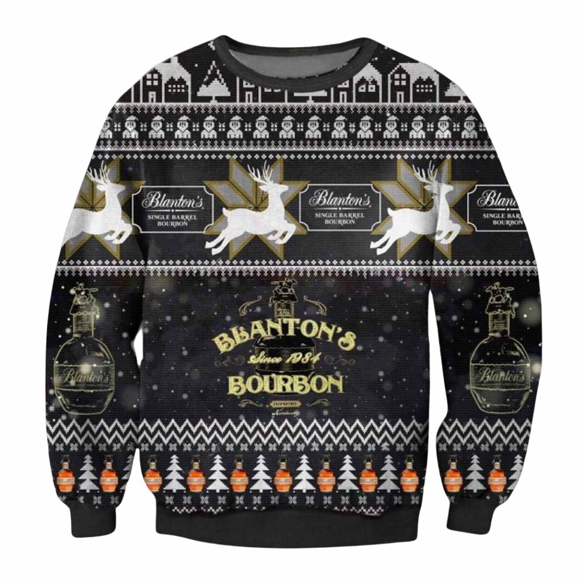 Blanton’s Bourbon Ugly Christmas Sweater Blantons Bourbon Ugly Christmas Sweater