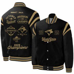 Blue Jays 2025 World Series Champions Baseball Jacket Blue Jays 2025 World Series Champions Baseball Jacket
