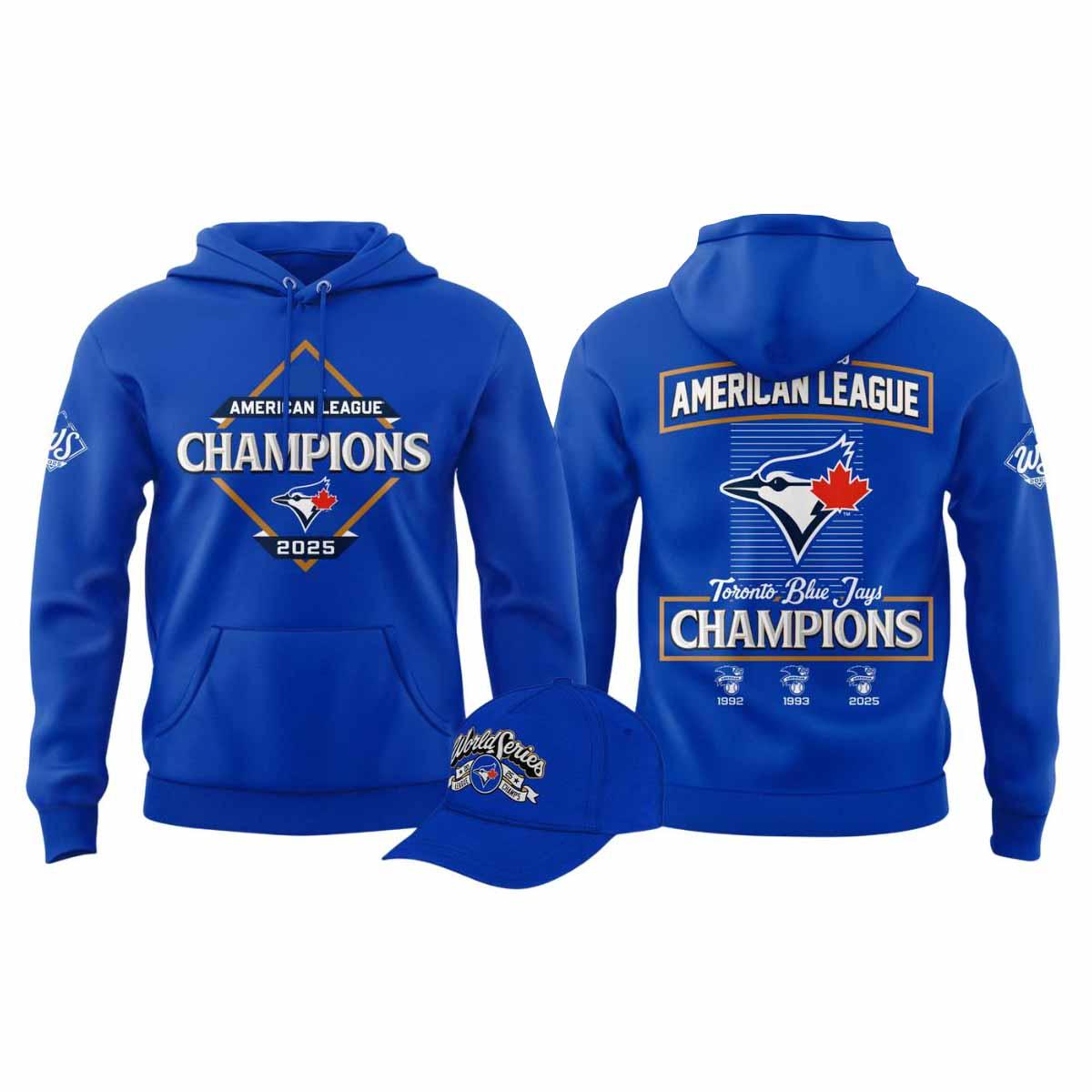 Blue Jays 3 Times ALCS 2025 Hoodie Blue Jays 3 Times ALCS 2025 Hoodie