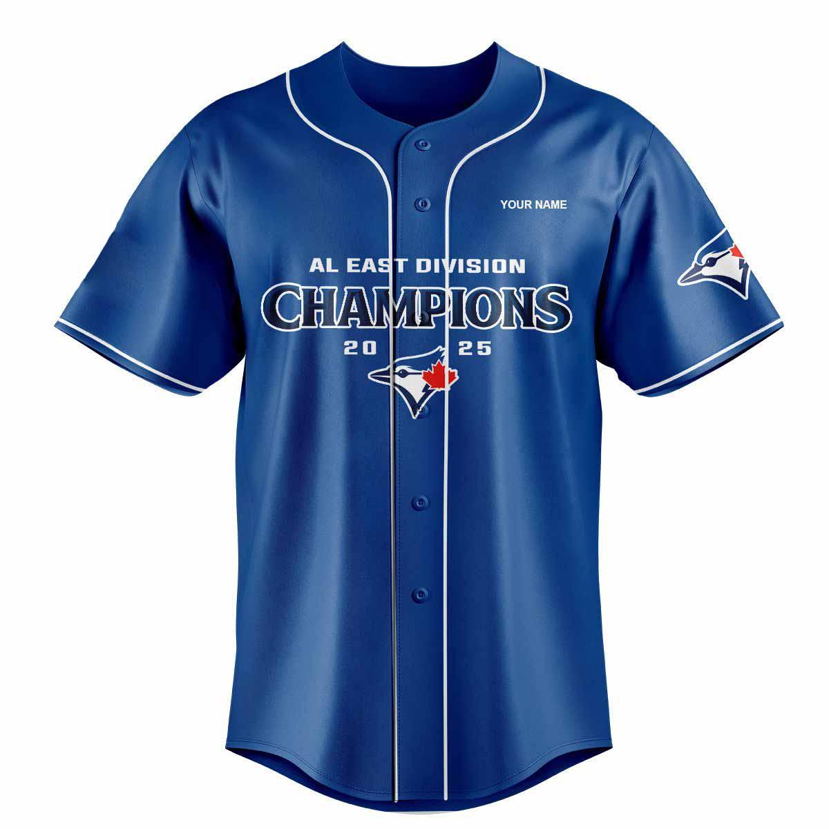 Blue Jays Al East Champions 2025 Jersey Blue Jays Al East Champions 2025 Jersey