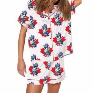 Blue Jays Baseball Birds Are Back Pajama Set