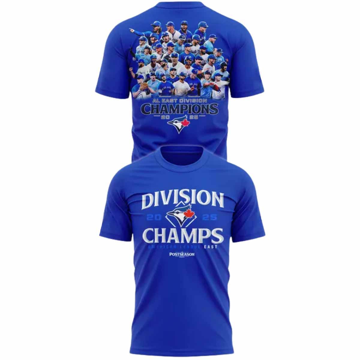 Blue Jays Division Champs 2025 Shirt Blue Jays Division Champs 2025 Shirt