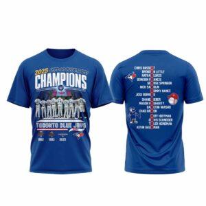 Blue Jays Let's Go Blue Jays Champions 2025 Hoodie