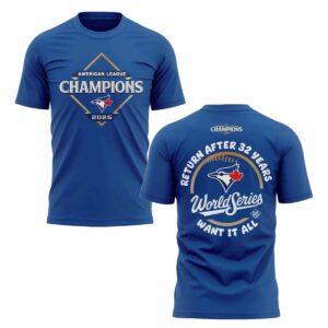 Blue Jays Return After 32 Years World Series 2025 Shirt