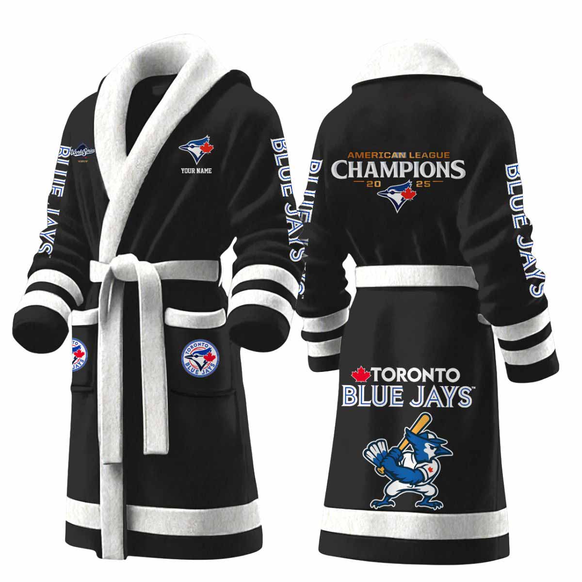 Blue Jays World Series 2025 Bathrobe Blue Jays World Series 2025 Bathrobe