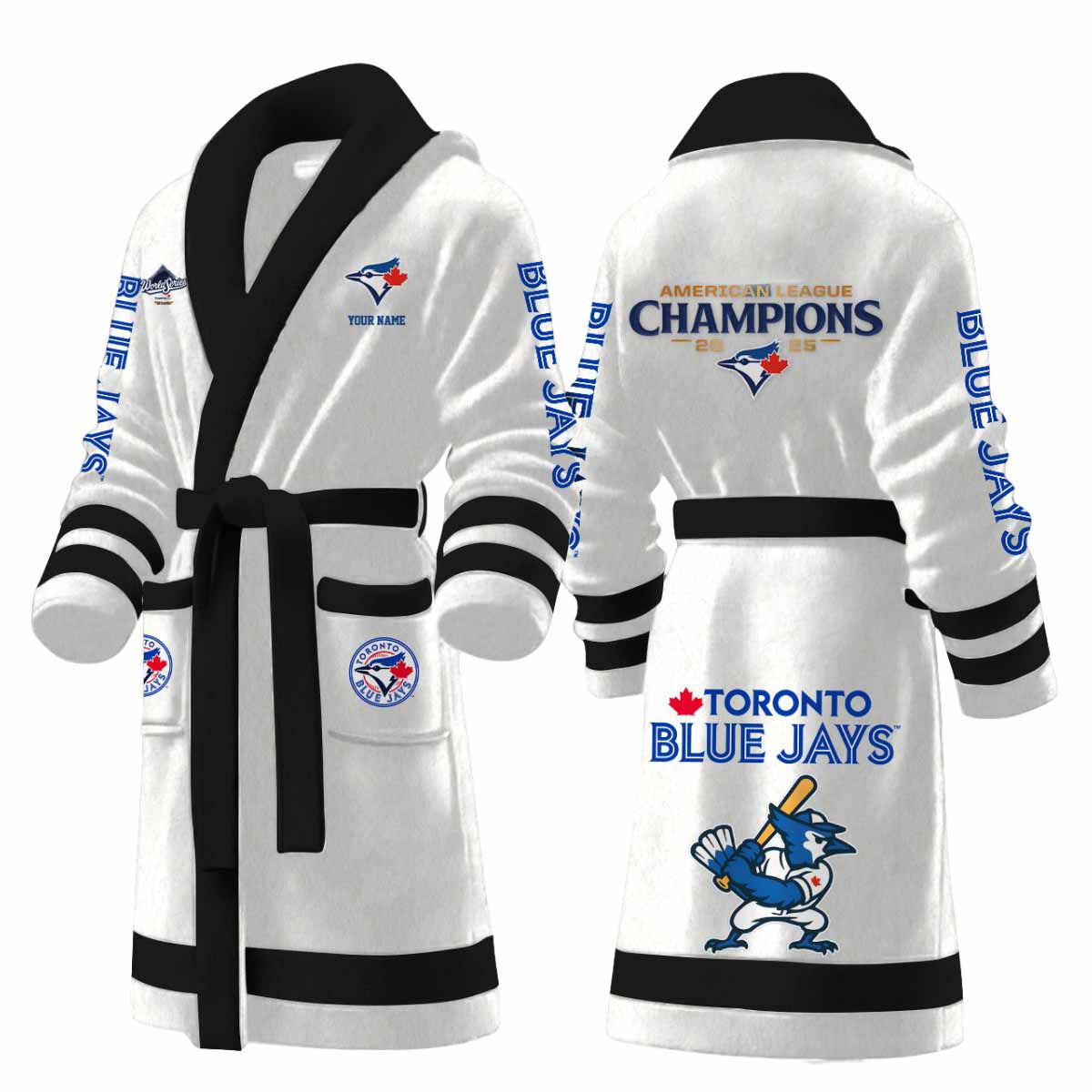 Blue Jays World Series 2025 Bathrobe Blue Jays World Series 2025 Bathrobe
