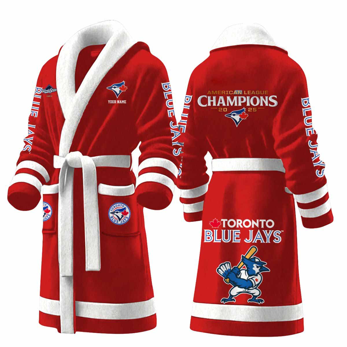 Blue Jays World Series 2025 Bathrobe Blue Jays World Series 2025 Bathrobe