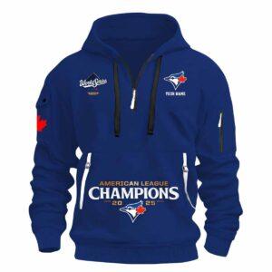 Blue Jays World Series 2025 Quarter Zip Hoodie Blue Jays World Series 2025 Quarter Zip Hoodie