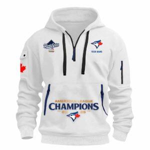 Blue Jays World Series 2025 Quarter Zip Hoodie 2 Blue Jays World Series 2025 Quarter Zip Hoodie
