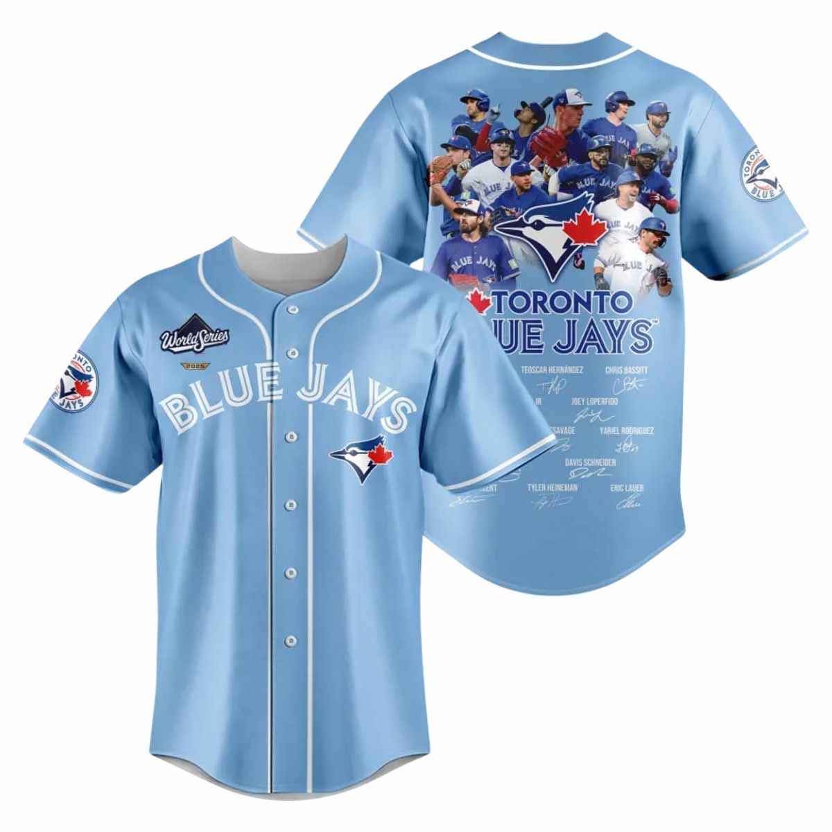 Blue Jays World Series 2025 Signature Jersey Blue Jays World Series 2025 Signature Jersey