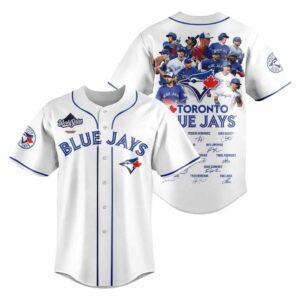 Blue Jays World Series 2025 Signature Jersey 3 Blue Jays World Series 2025 Signature Jersey