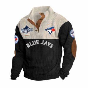 Blue Jays World Series 2025 Stand Up Collar Sweatshirt