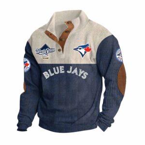 Blue Jays World Series 2025 Stand Up Collar Sweatshirt