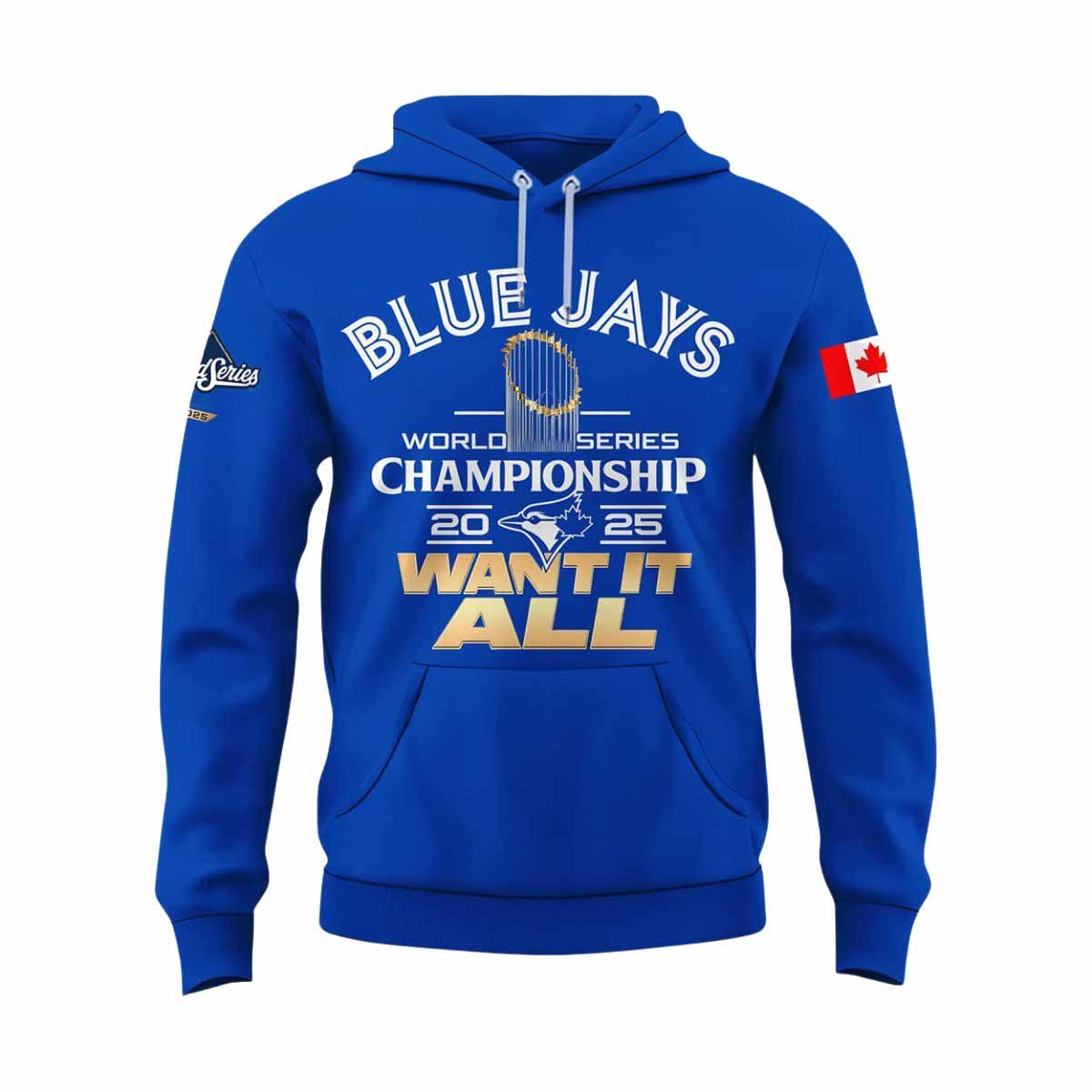 Blue Jays World Series Championship 2025 Hoodie Blue Jays World Series Championship 2025 Hoodie