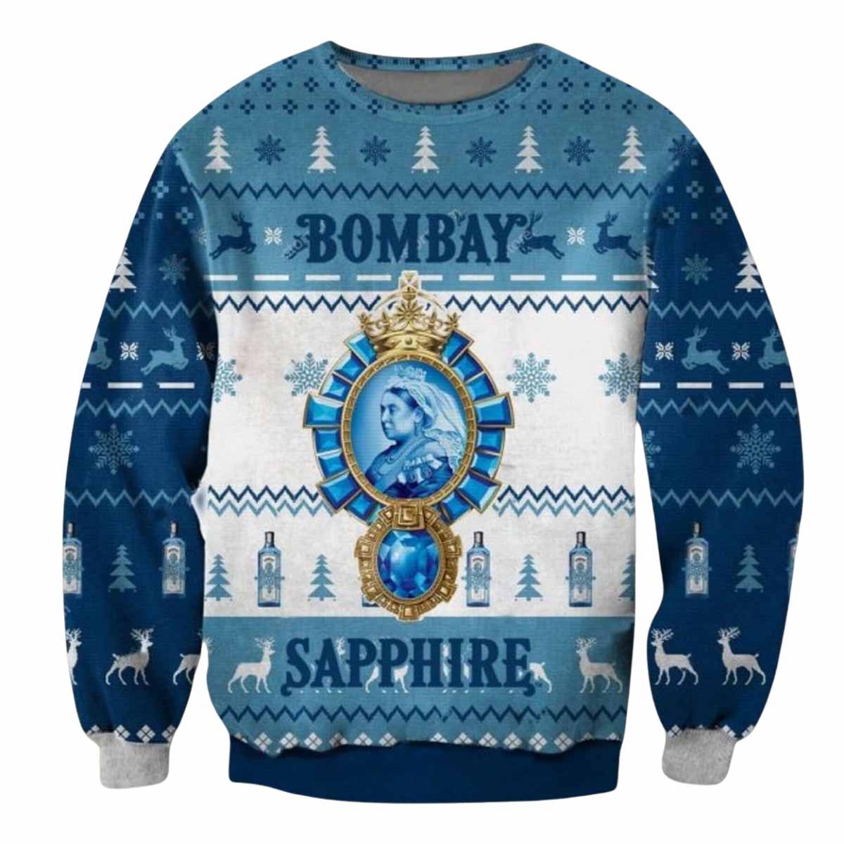 Bombay Sapphire Ugly Christmas Sweater Bombay Sapphire Ugly Christmas Sweater