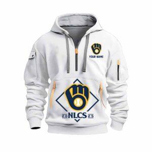 Brewers 2025 NLCS Quarter Zip Hoodie Brewers 2025 NLCS Quarter Zip Hoodie
