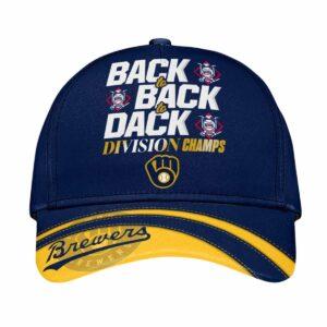 Brewers Back To Back Division Champs 2025 Hat Brewers Back To Back Division Champs 2025 Hat