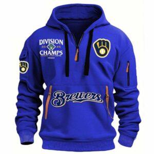 Brewers Division Champs 2025 Quarter Zip Hoodie